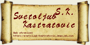 Svetoljub Kastratović vizit kartica